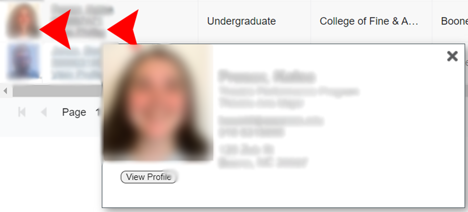 Student Profile Card